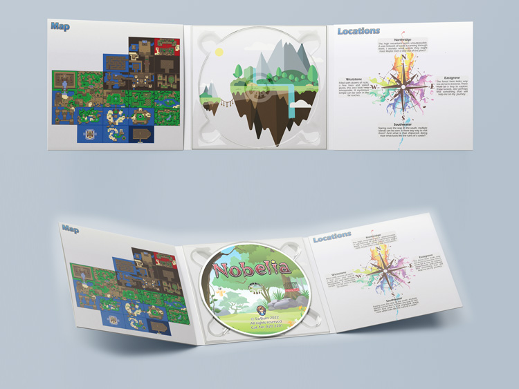 Case/CD design Inside mockup (not an actual photo)